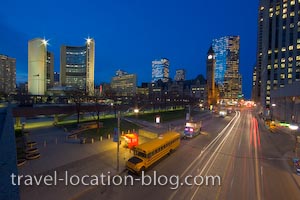 photo of Toronto City Dusk Ontario Canada
